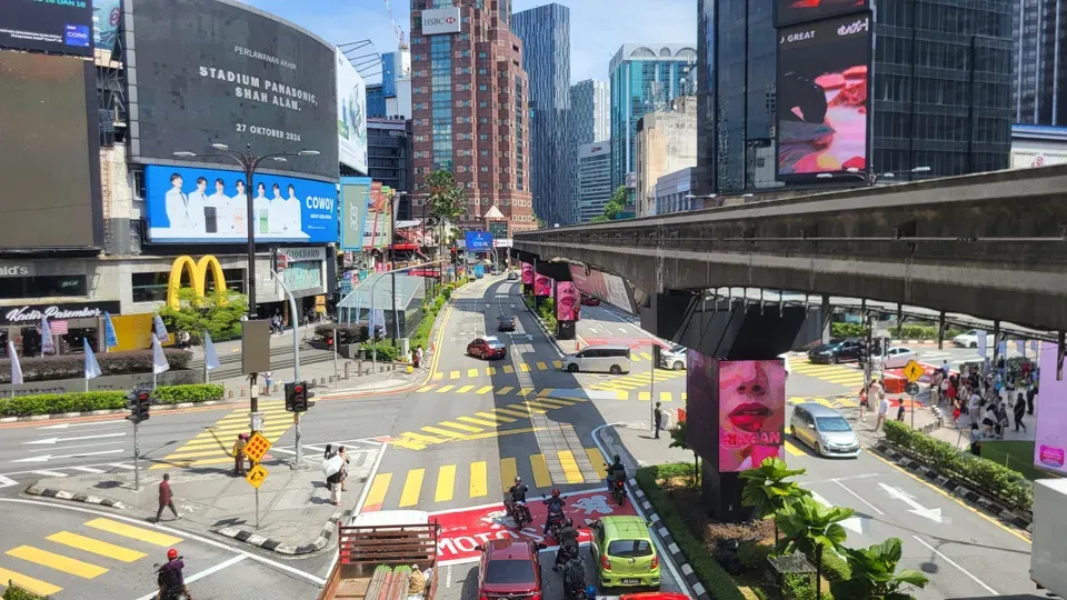 Bukit Bintang in Kuala Lumpur, Malaysia